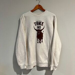 American Farm Co "Take No Bull" Unisex Sweatshirt Size L or XL